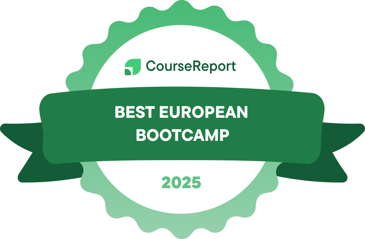 Course Report Best European Bootcamp Badge 2025